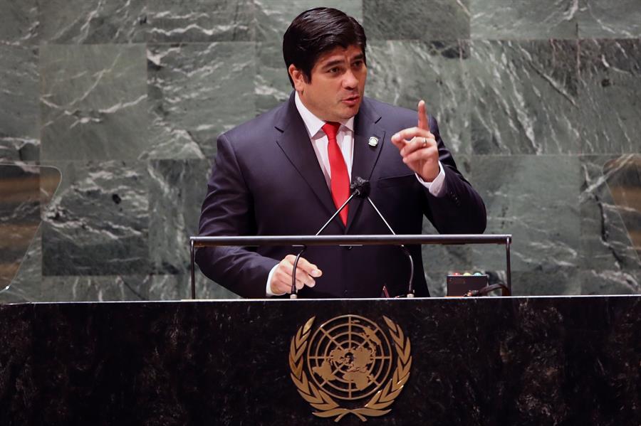 Carlos Alvarado, presidente de Costa Rica / EFE