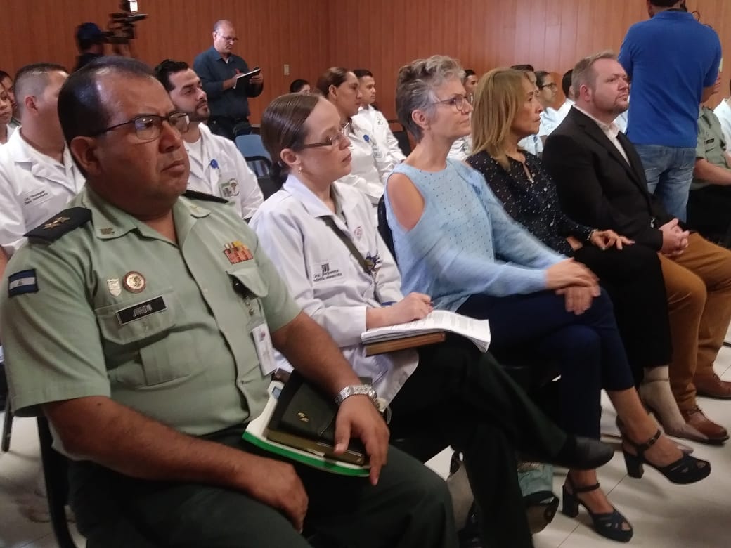Especialistas del Hospital Militar Escuela Dr. Alejandro Dávila Bolaños participan en Simulacro de Cirugía Cardiotorácica
