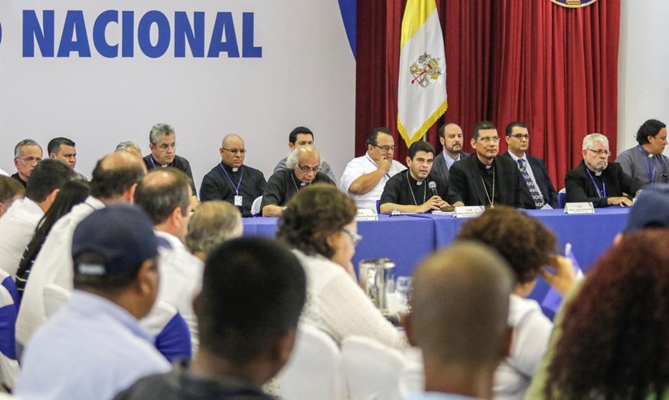 La Conferencia Episcopal de Nicaragua es mediador y testigo del Diálogo Nacional. Foto: www.elnuevodiario.com.ni