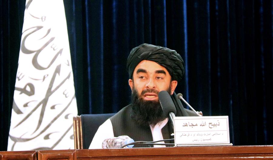 El principal portavoz de los talibanes, Zabihullah Mujahid