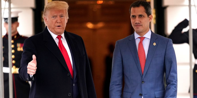 Donald Trump y Juan Guaidó / Cortesía