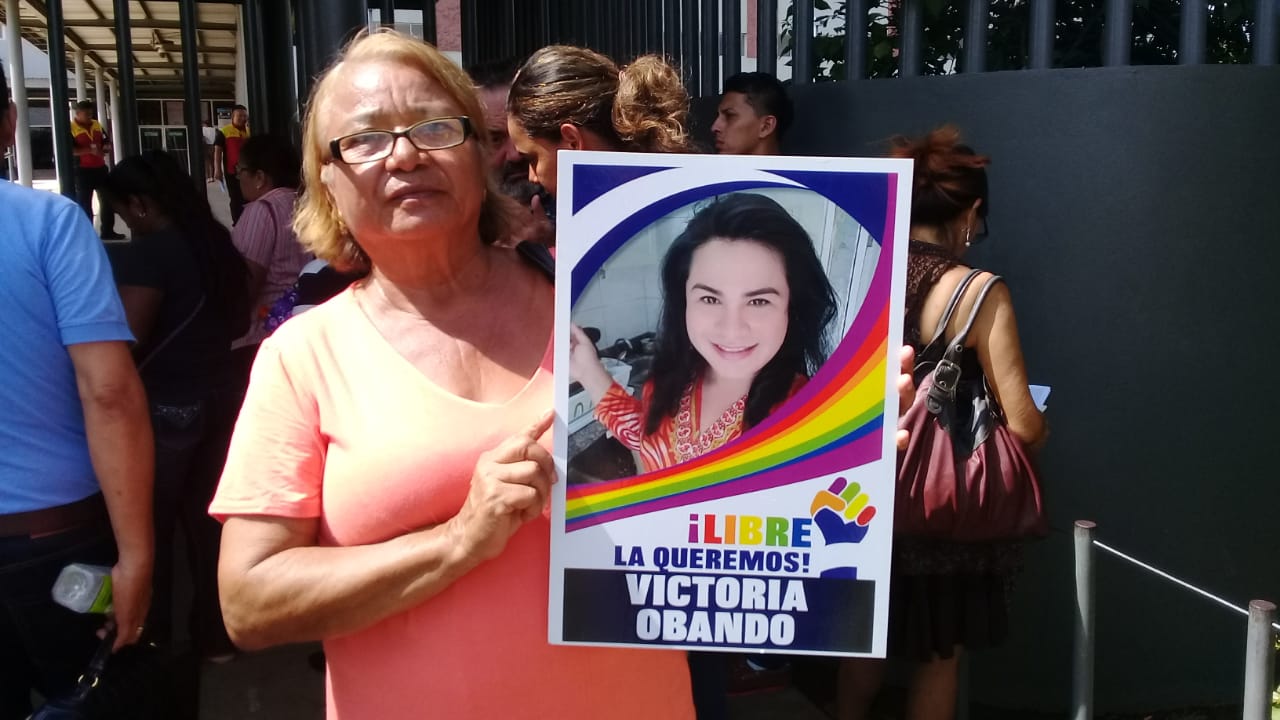 Victoria Obando es parte de los jóvenes detenidos semanas atrás en la ciudad de León. Foto: Héctor Rosales.