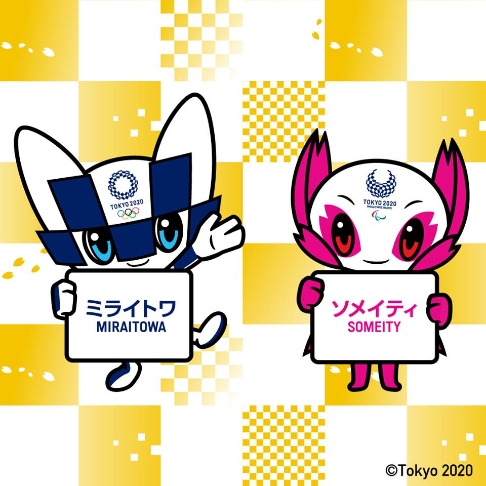 Mascotas oficiales de Tokio 2020. Foto Facebook Tokio 2020