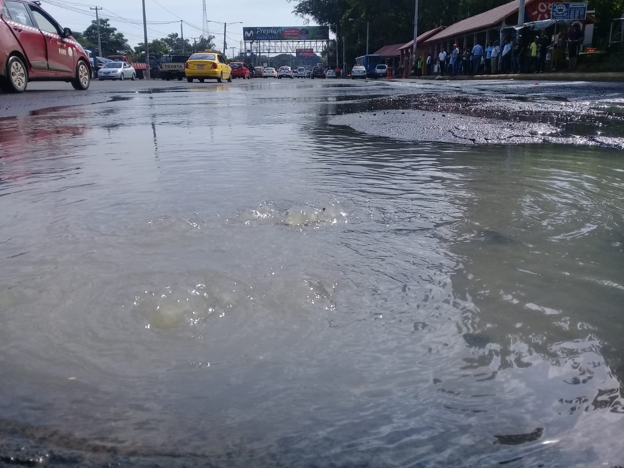 Managua vulnerable ante recientes lluvias. Foto Héctor Rosales.