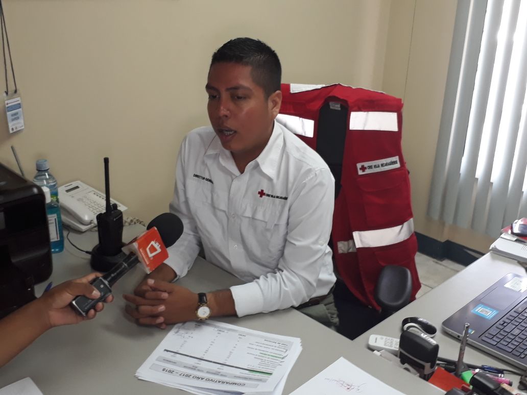 Auner García, director de Cruz Roja Nicaragüense. Foto: Héctor Rosales