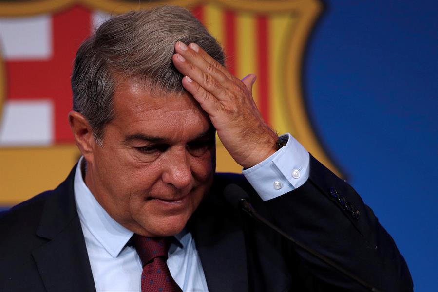 El presidente del FC Barcelona, Joan Laporta / EFE