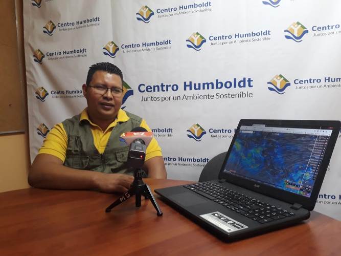 Mario Montoya, oficial de cambio climático en el Centro Humboldt.