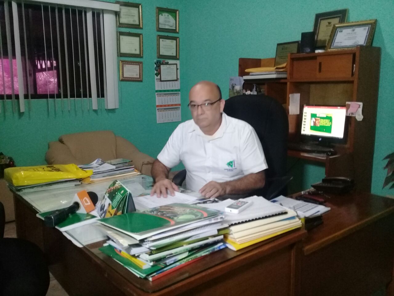 Ronald Blandón, gerente general de Conagan. Foto: Héctor Rosales