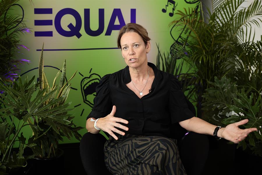 La directora de Spotify para Latinoamérica, Mía Nygren./ EFE
