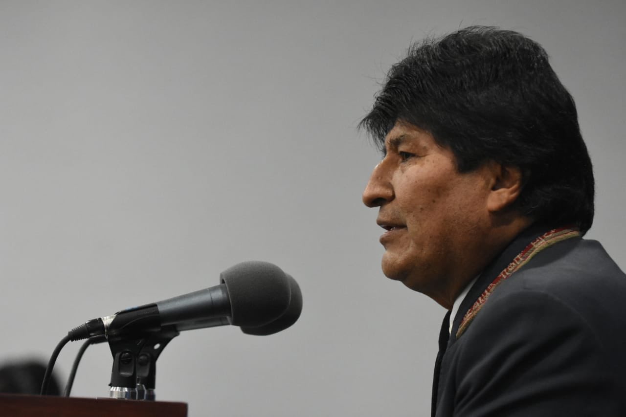 Presidente de Bolivia, Evo Morales.