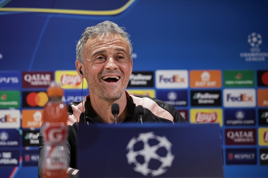 El entrenador del Paris Saint Germain, Luis Enrique./ EFE