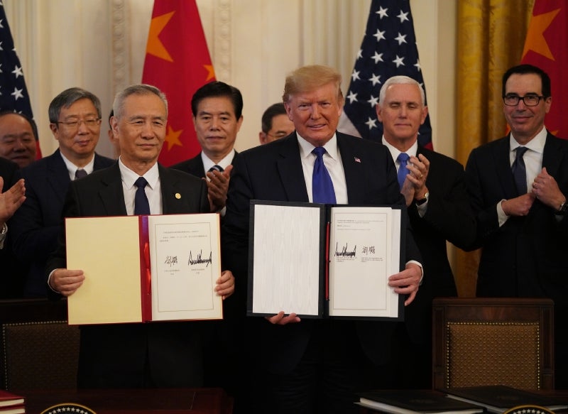 China y Estados Unidos firmaron un acuerdo comercial / Cortesía