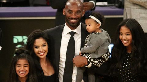 Kobe Bryant  y su familia / Cortesía