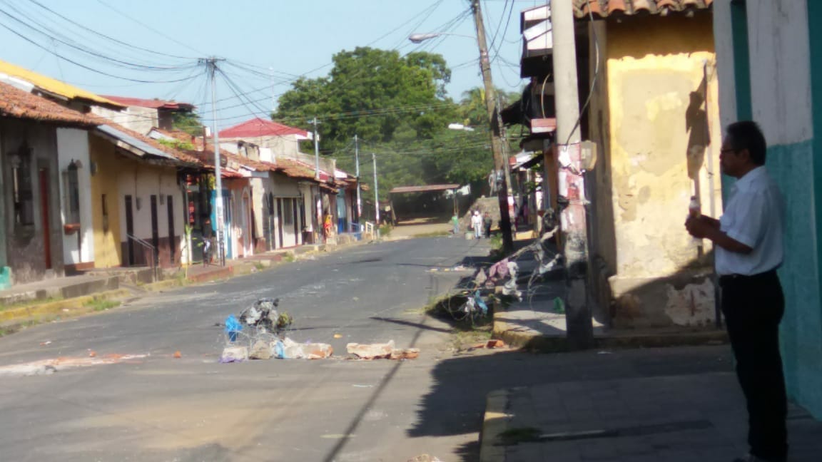 Ataque en el barrio de Sutiaba. Foto Cortesía.