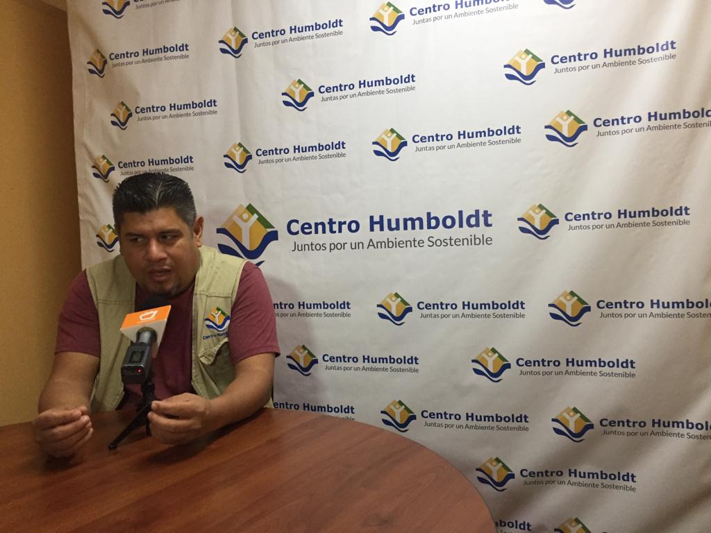Abdel García, Oficial de Cambio Climático del Centro Humboldt.