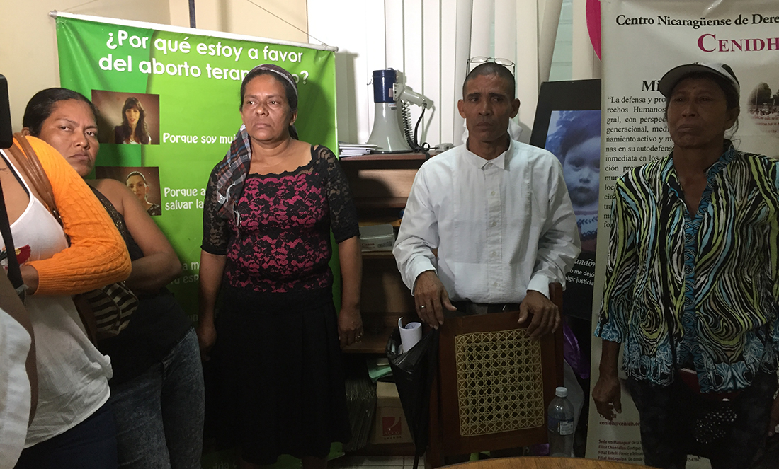 Familiares de detenidos en la Costa Caribe