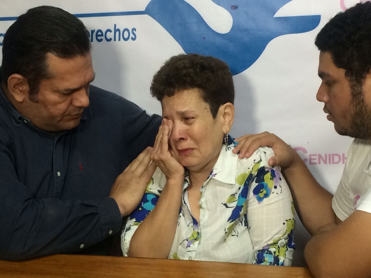 Gladys  Caballero, madre de Cristhian Fajardo. Foto: Walkiria Chavarría