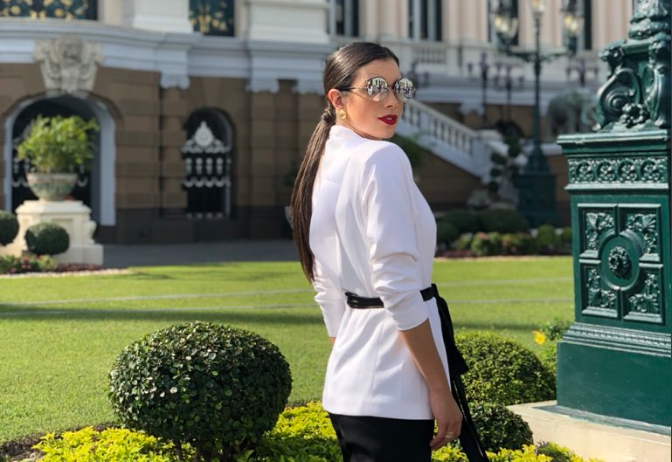 Adriana Paniagua en una actividad en Tailandia, para el certamen de Miss Universo 2018.