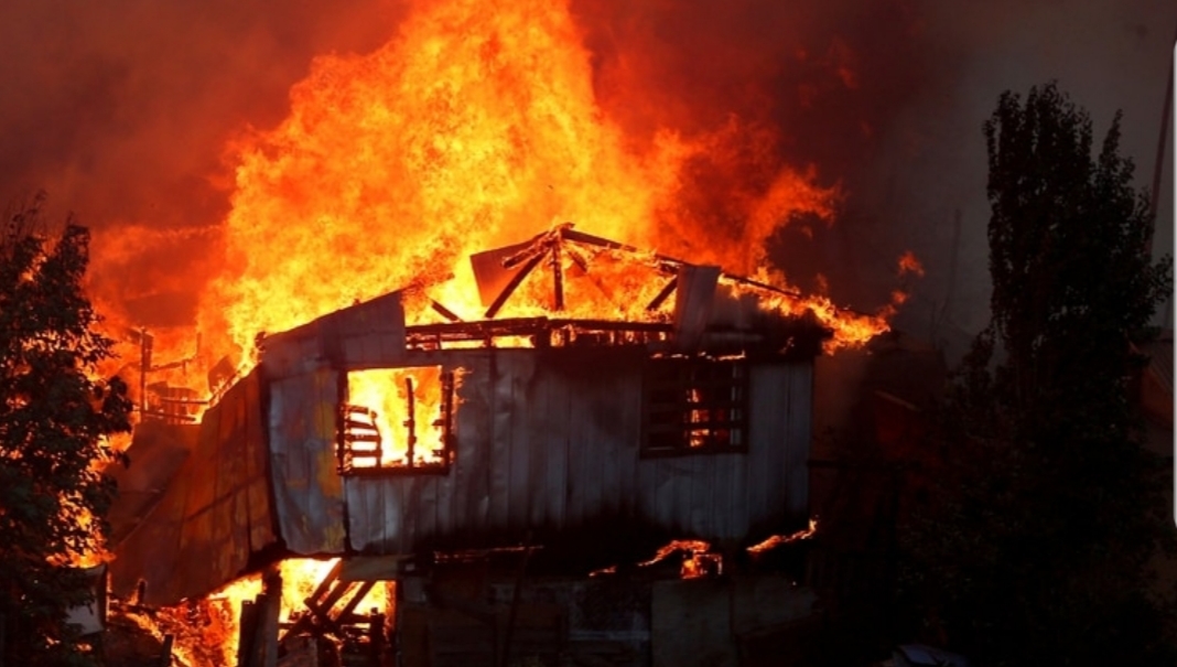 Incendio en Chile / Cortesía