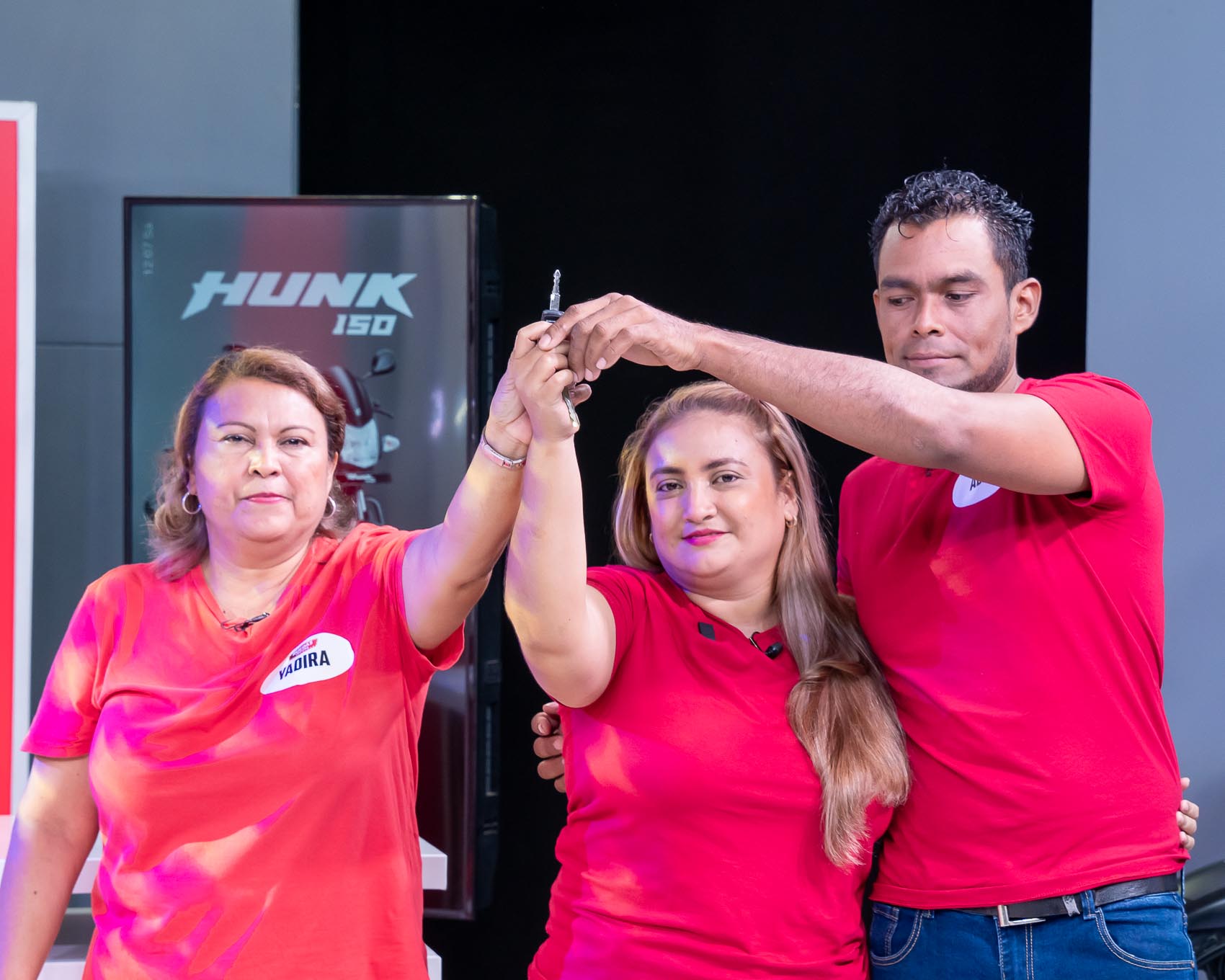 Equipo ganador de la moto Hero