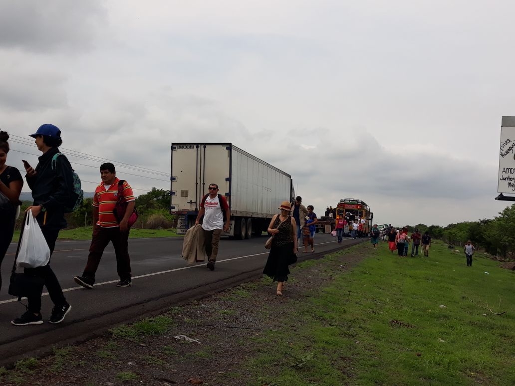 Los tranques están en diversos sectores de Nicaragua. Foto Cortesía.