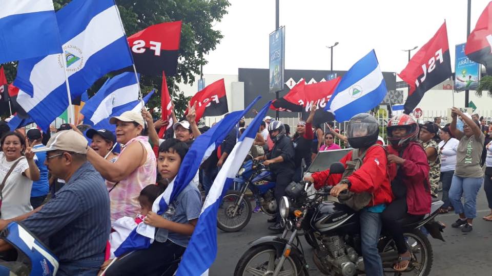 Ciudadanos en una actividad del FSLN. Foto Archivo / VOSTV