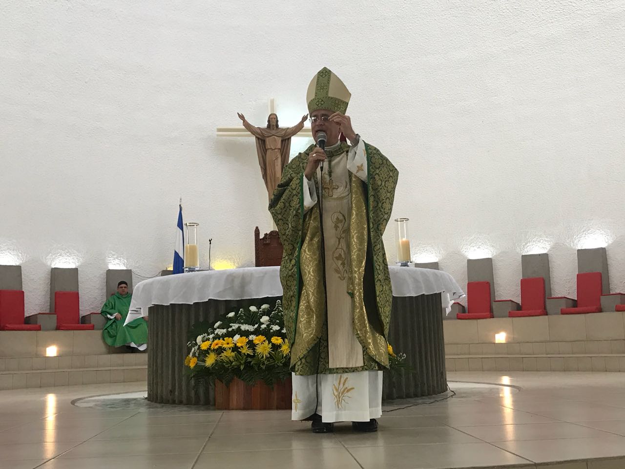 Monseñor Silvio Báez, obispo auxiliar de Managua.