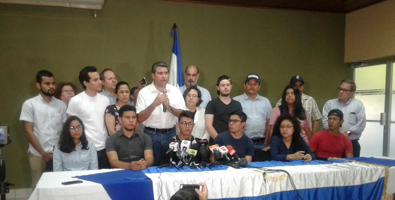 Coalición Universitaria sí participará en el Diálogo Nacional. Foto Elizabeth Reyes.