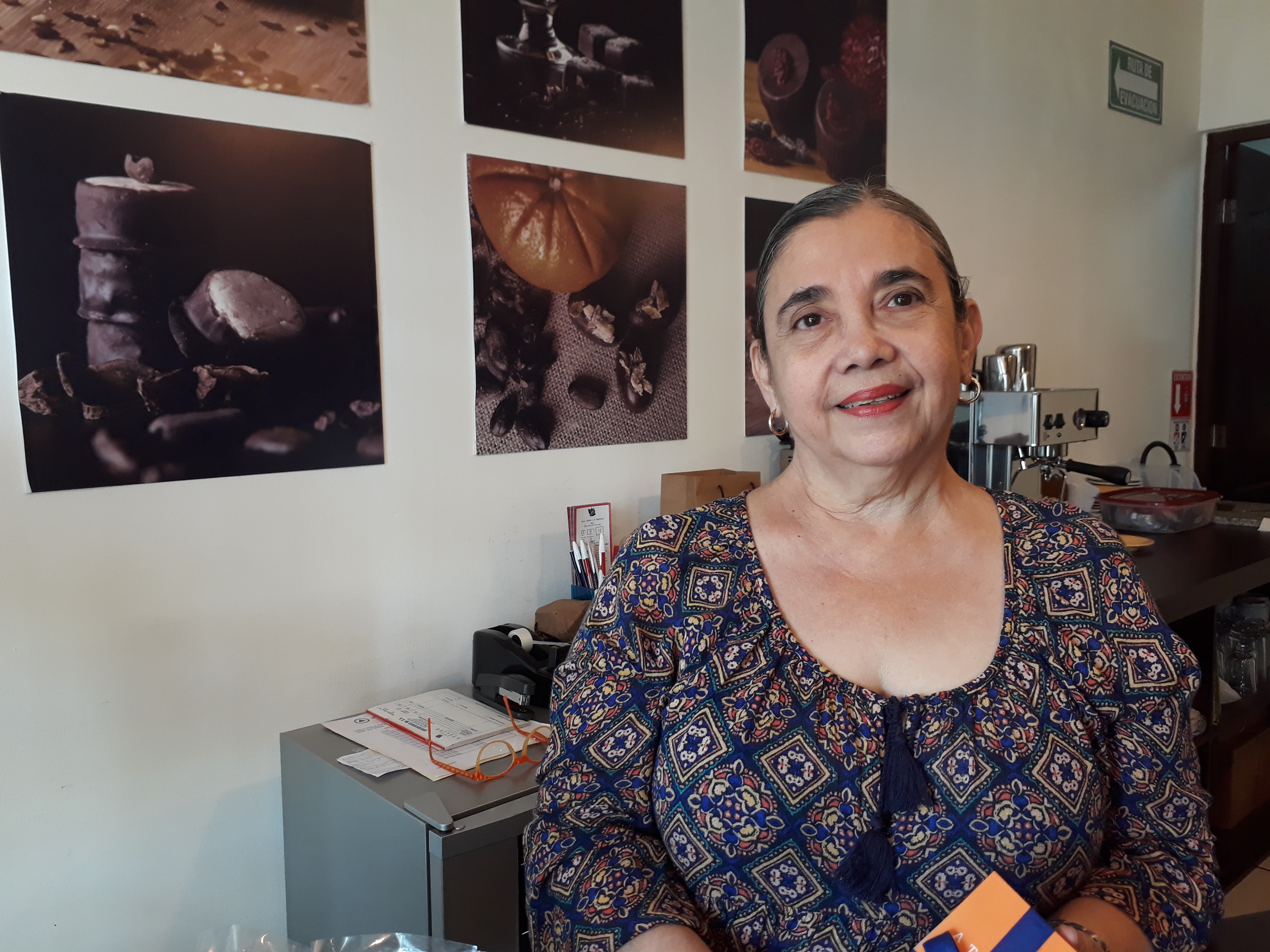 Milagros Leyton, gerente propietaria de Choco Atelier. Foto: Michelle Polanco A.