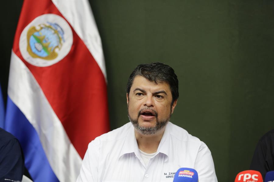 Foto de archivo del ministro de Seguridad Pública de Costa Rica, Mario Zamora. /EFE
