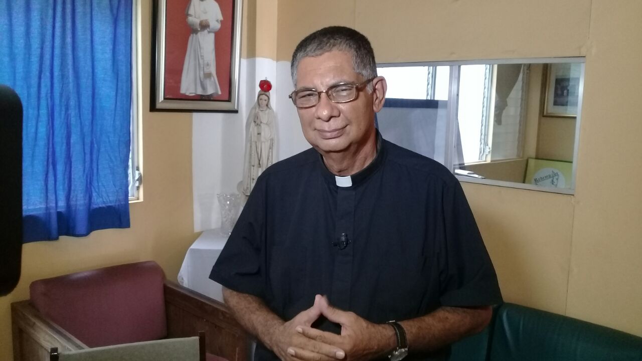 Monseñor Silvio Fonseca, director de la Pastoral Familiar de la Arquidiócesis de Managua. Foto: Héctor Rosales