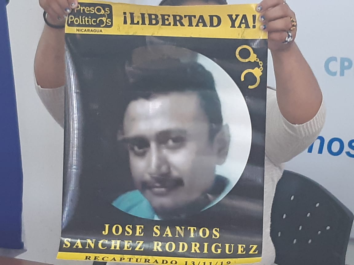 El preso político José Santos Sánchez Rodríguez / Walkiria Chavarría