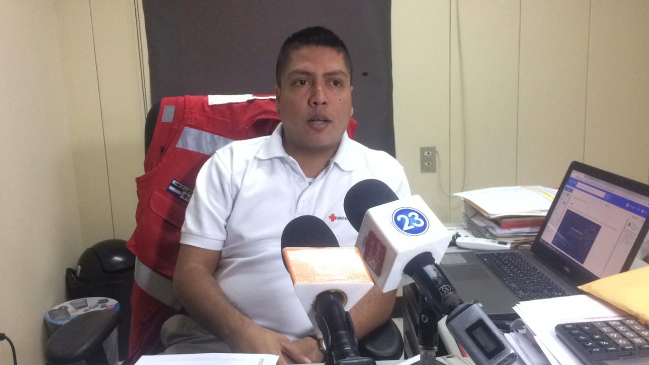 Auner García, de Cruz Roja de Nicaragua.