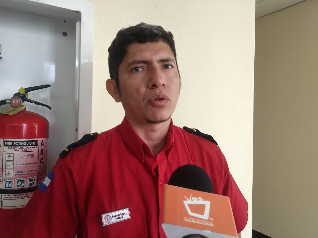 El capitán del Cuerpo de Bomberos de Carazo, Rolando Lugo / Jessica Chávez