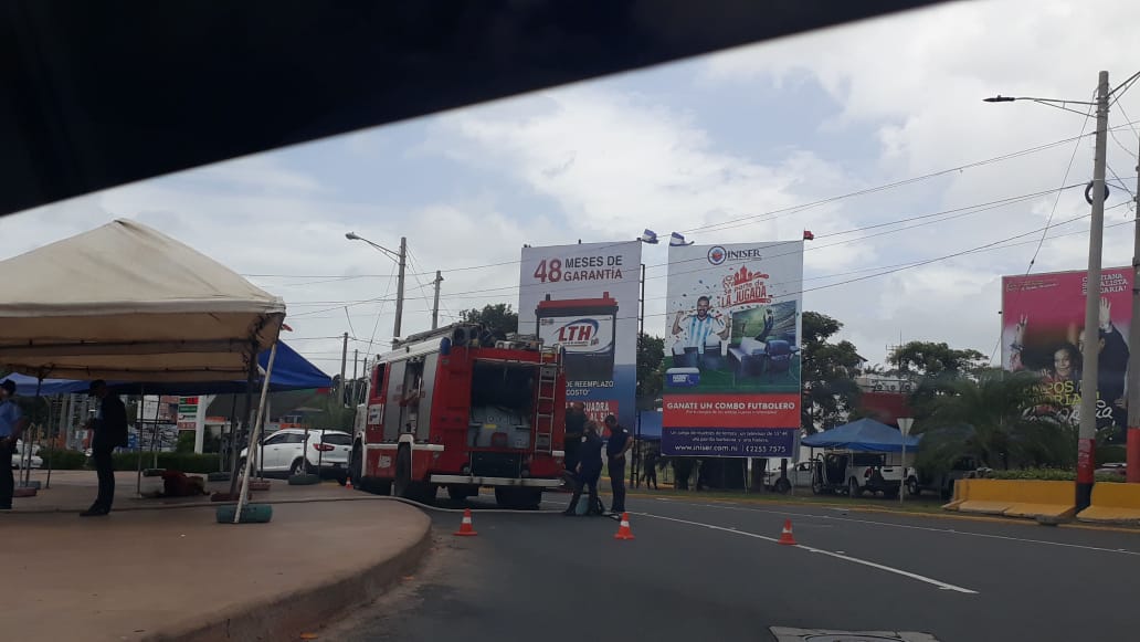 Ambiente de la mañana en la avenida Bolívar.