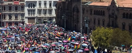 Bolivia lleva tres semanas de protestas contra Evo Morales  / Cortesía