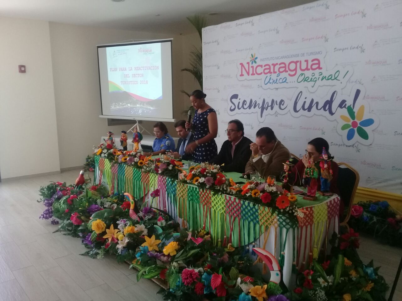 Intur presenta nueva campaña turística para Nicaragua. Foto Héctor Rosales.