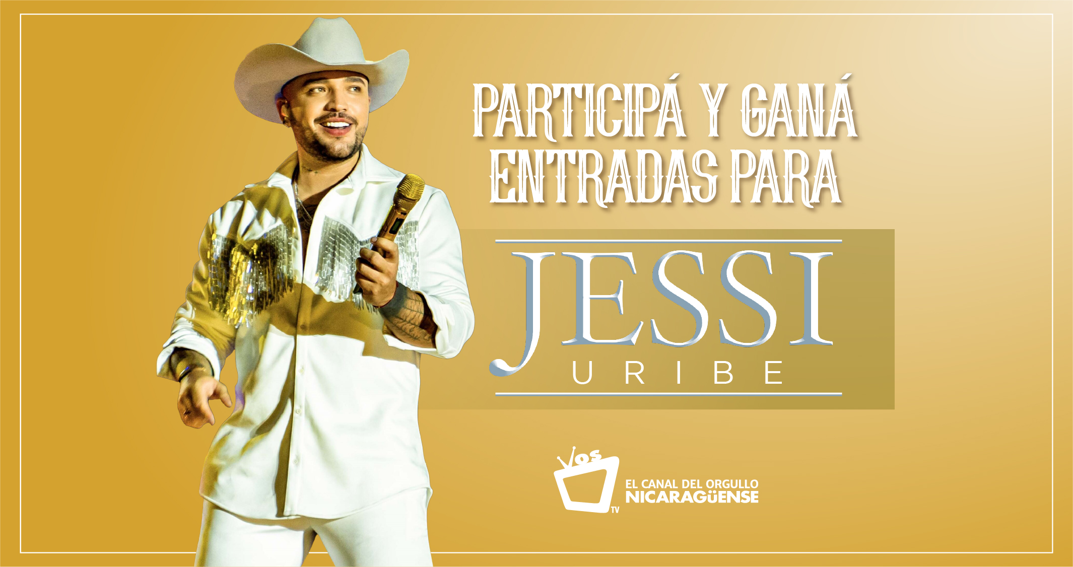 VosTV te lleva a disfrutar el concierto de Jessi Uribe en Managua y