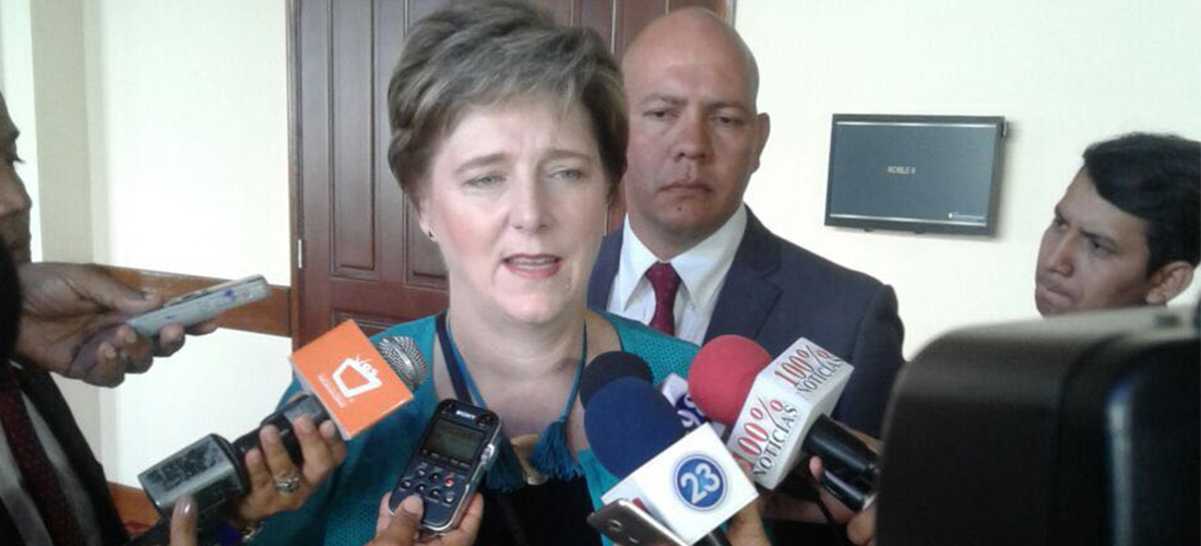 Laura Dogu, embajadora de Estados Unidos en Nicaragua. Foto: Walkiria Chavarría
