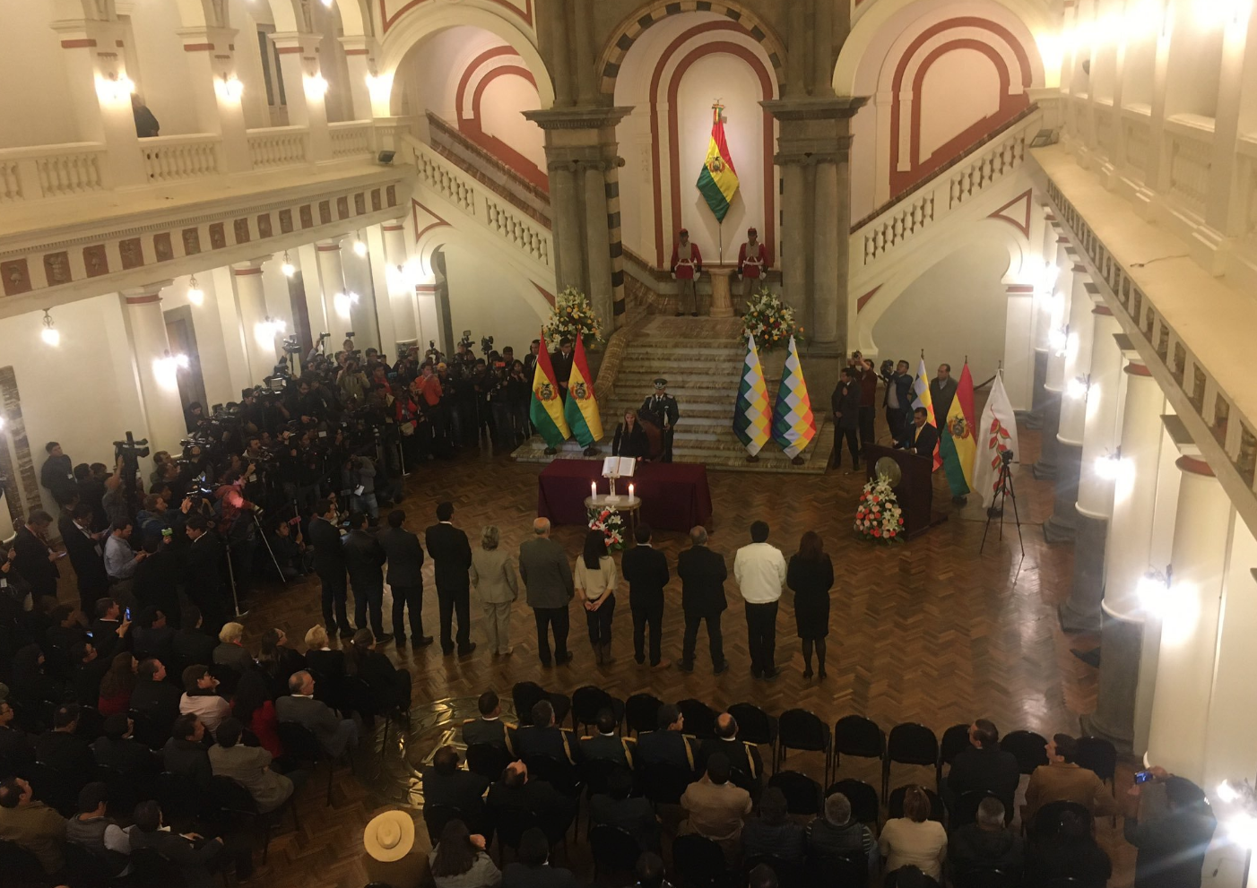 Jeanine Áñez nombra a sus ministros / Cortesía