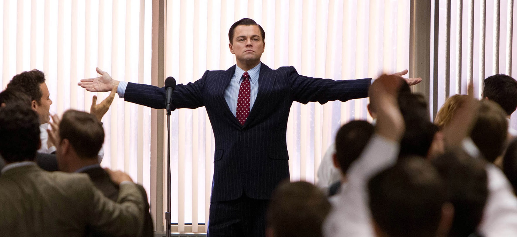 El lobo de Wall Street tiene como papel principal a Leonardo DiCaprio. / cortesía