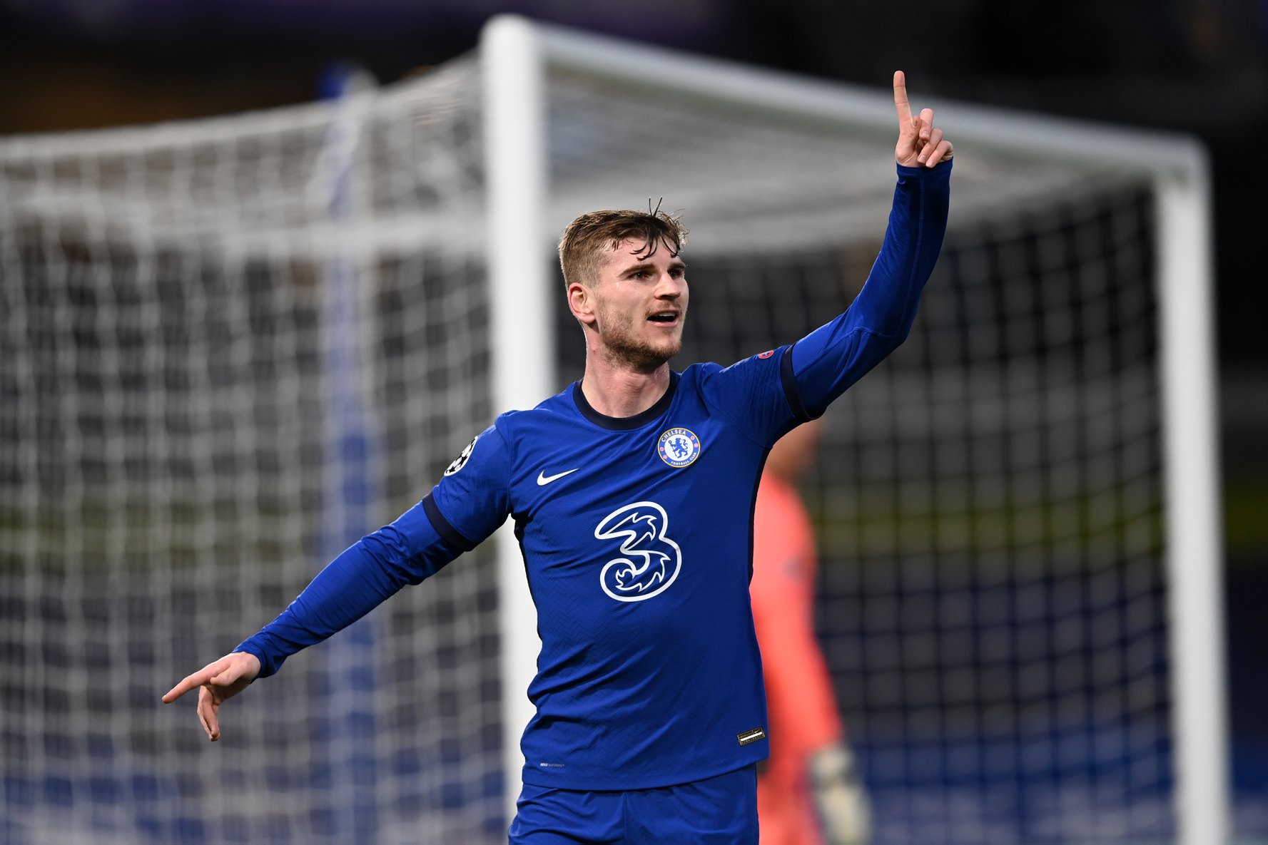 Timo Werner celebra su gol ante Real Madrid 