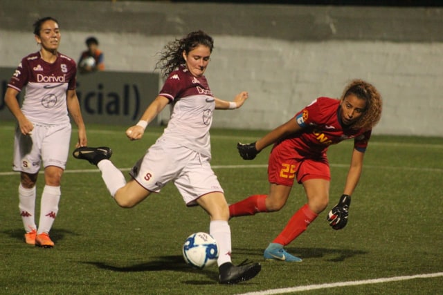 Jugadas del partido de la final UNAN-Managua vrs Saprissa. FOTO: VOS TV | CORTESÍA 