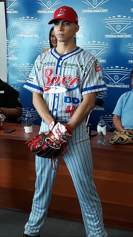 Uniforme de los Indios del Bóer pelota profesional 2019-2020 