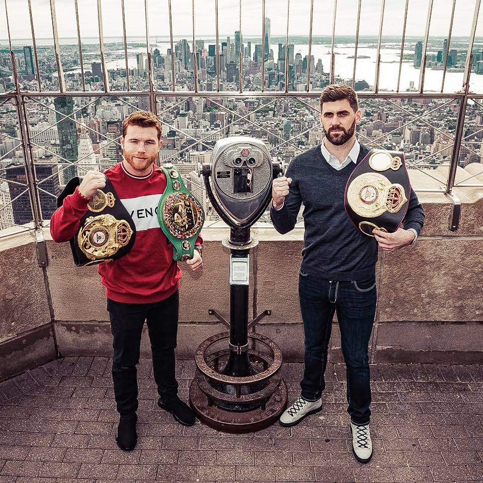  Saul Álvarez y 	Rocky Fielding se miden el 15 de diceimbre en el MSG