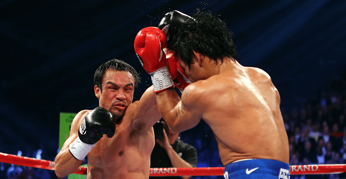 Momentos de la pelea Pacman vs Dinamita 