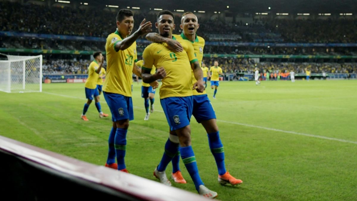 Gabriel Jesús, anotador del primer gol de Brasil 