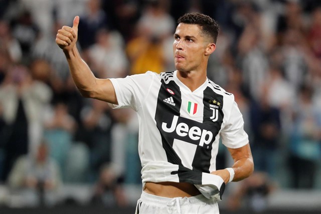 Cristiano ficho por la Juventus esta temporada tiene tres goles marcados 