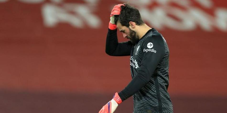 Allison Becker ganador de la Champions con el Liverpool 