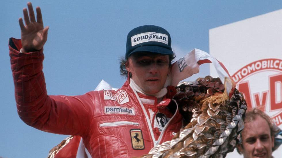 Lauda consagrado como campeón mundial F1